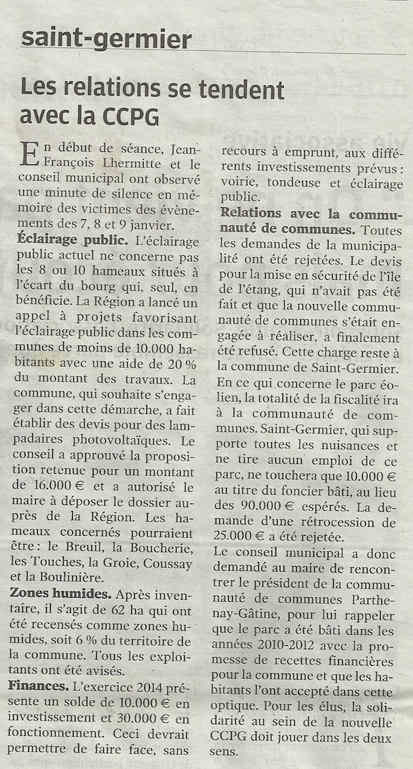 20150121-NR-Les relations se tendent avec la CCPG