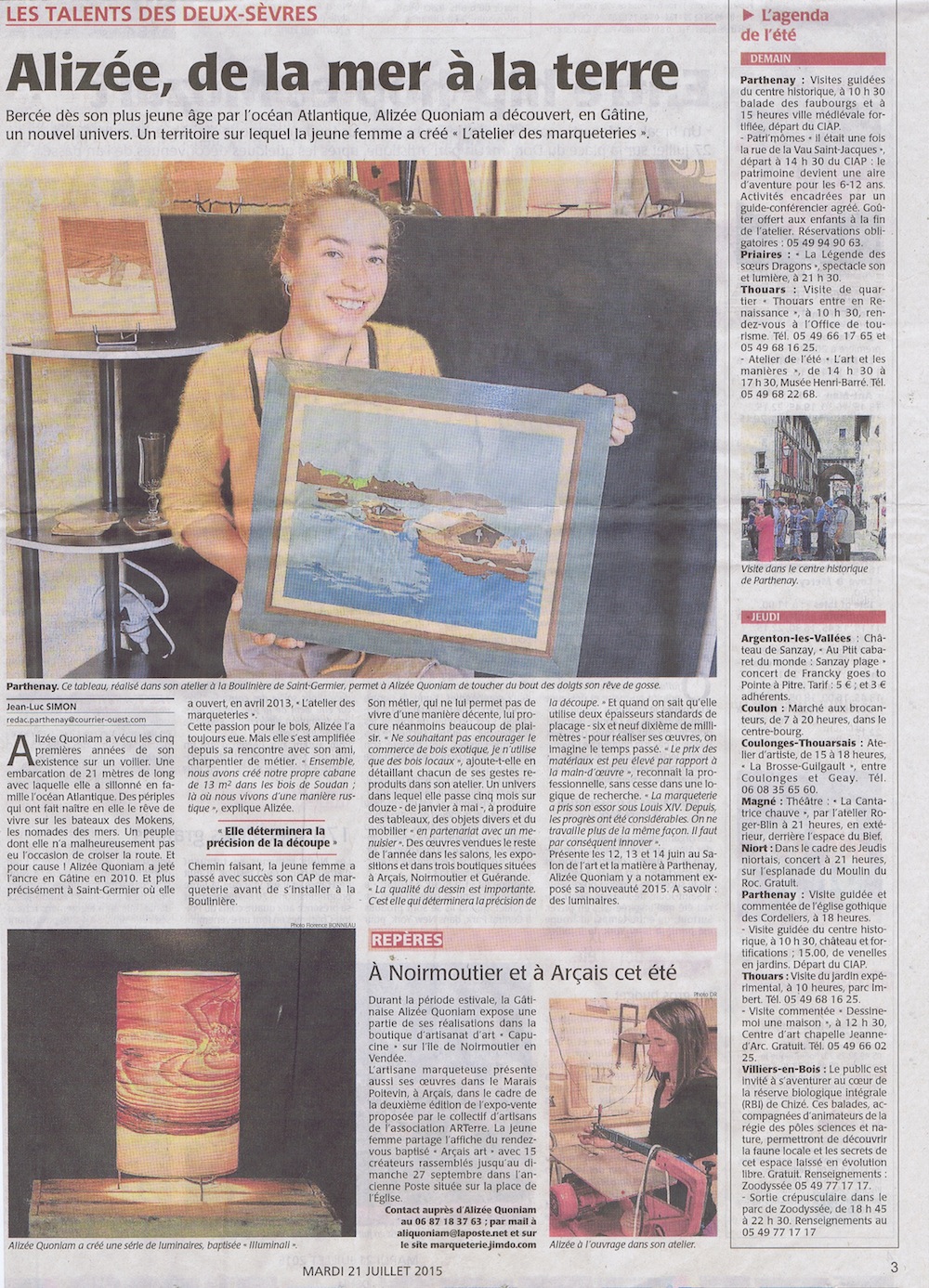 20150731-Courrier-Alizee de la mer à la terre