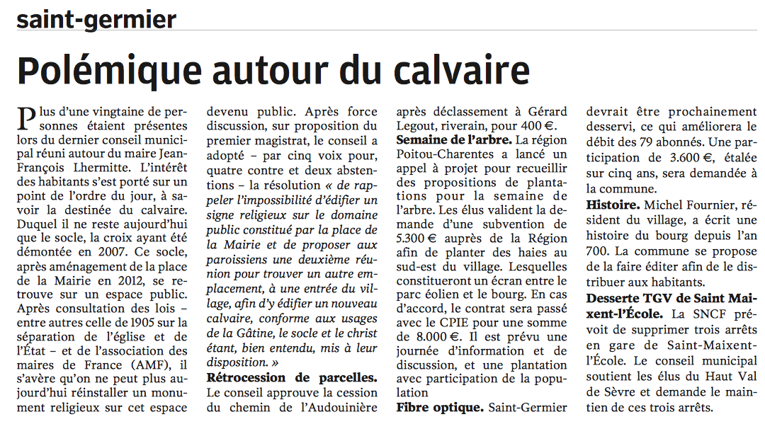 20150919-NR-Polemique autour du Calvaire