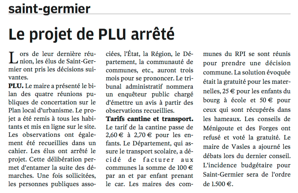 20160706-NR-Le Projet de PLU arrêté