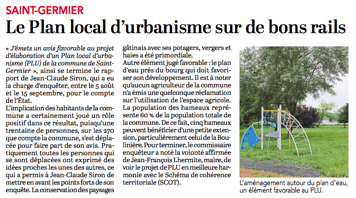 20171028-Courrier-Le PLu sur de bons rails