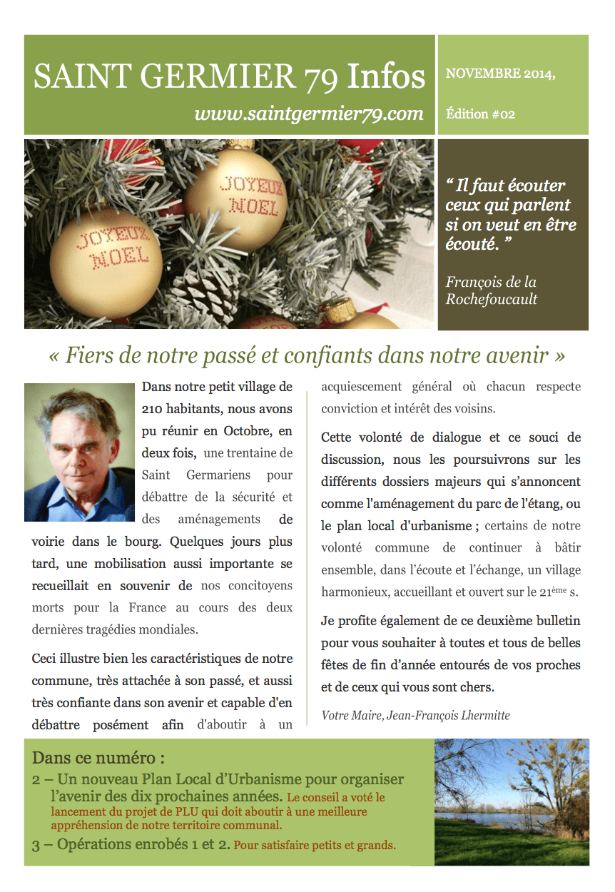 SG79 Infos - Novembre 2014 Édition #02