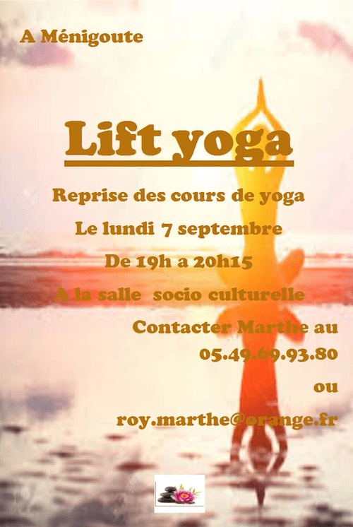 Cours de Yoga Ménigoute