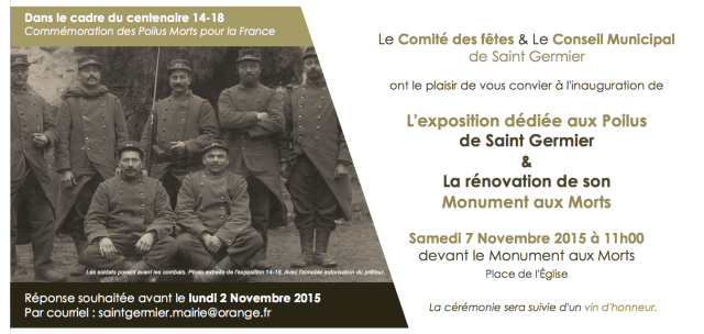 Expo Poilus Invitation