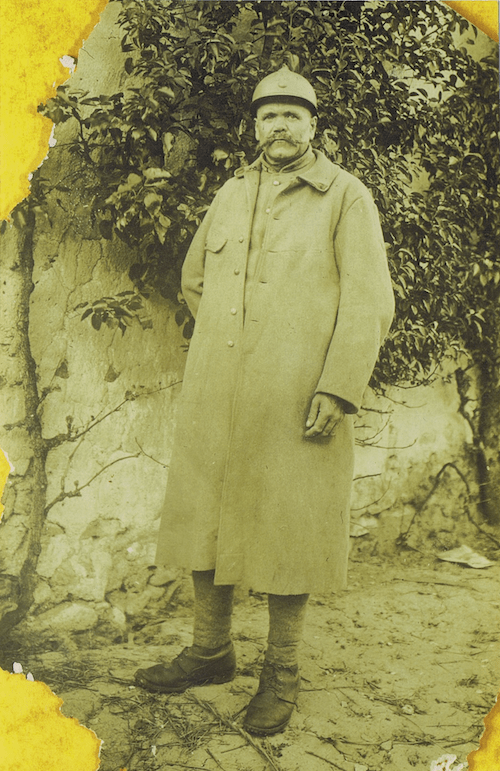 Photo originale d'un Poilu de Saint Germier qui sera présentée lors de l'exposition éponyme.