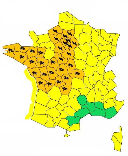 Alerte Vigilance Orange en Deux-Sèvres