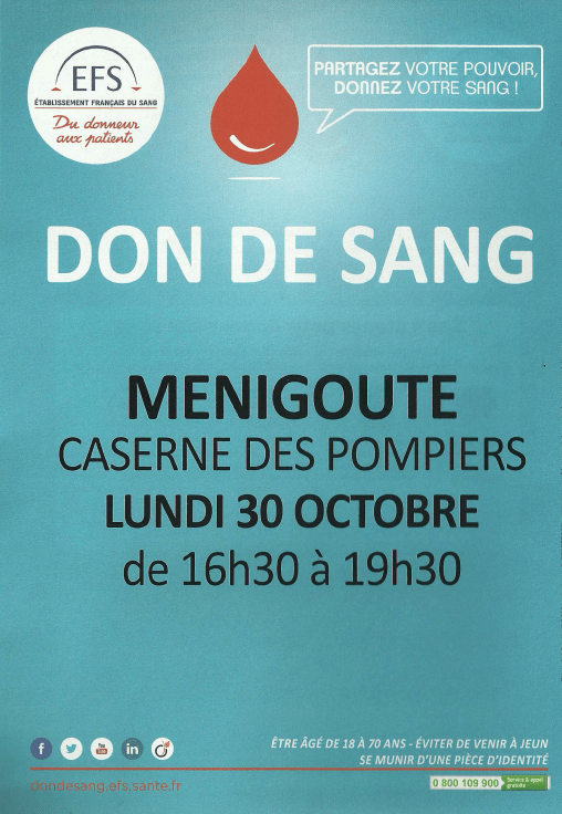 EFS Don du Sang 30102017