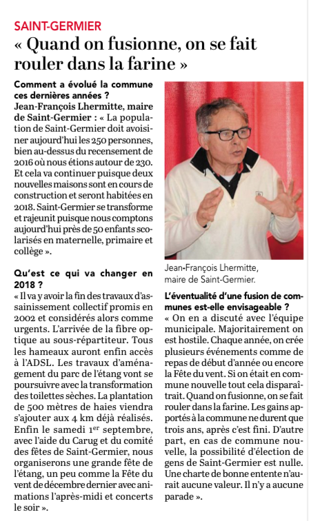 20180118-Courrier-Quand on fusionne on se fait rouler dans la farine