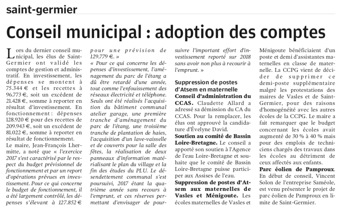 20180627-NR-CM Adoption des comptes